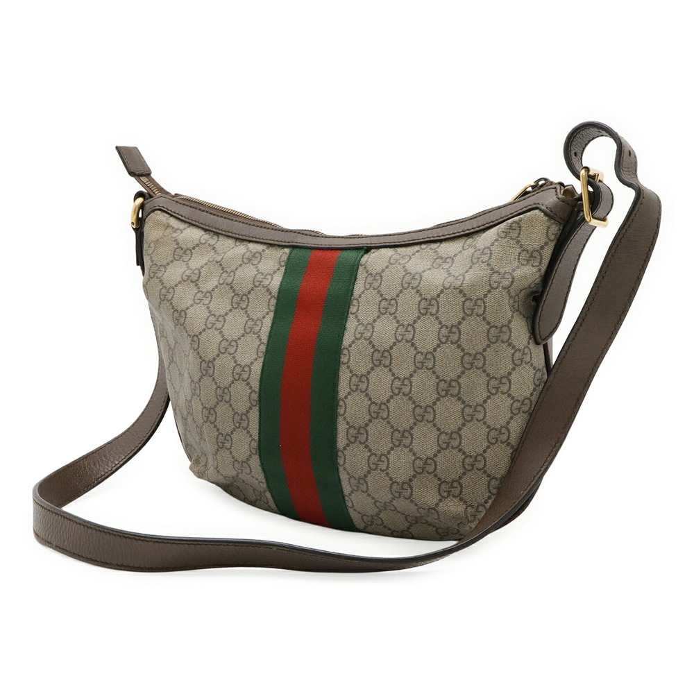 Gucci Bag Ophidia Shoulder Mocha Beige GG Black Brown Supreme
